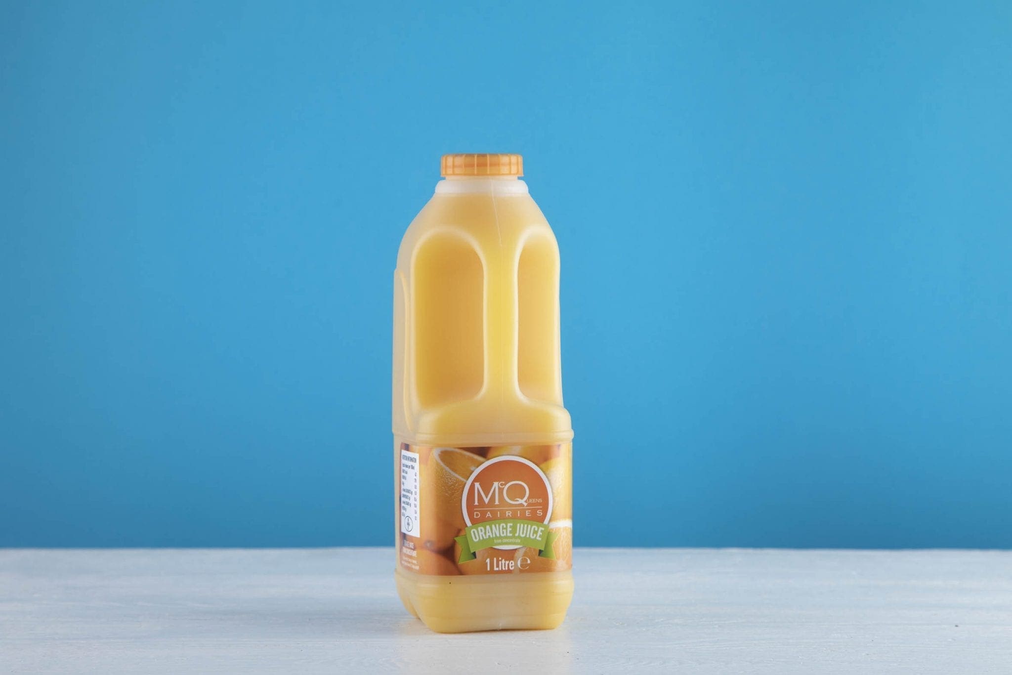 Milkman Orange Juice Delivery in your area. McQueens Dairies