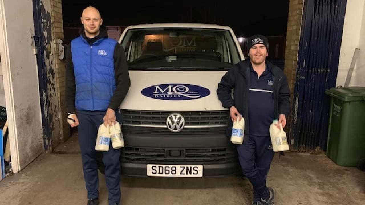 Our Milkmen stopped a Burglary last night in Warrington