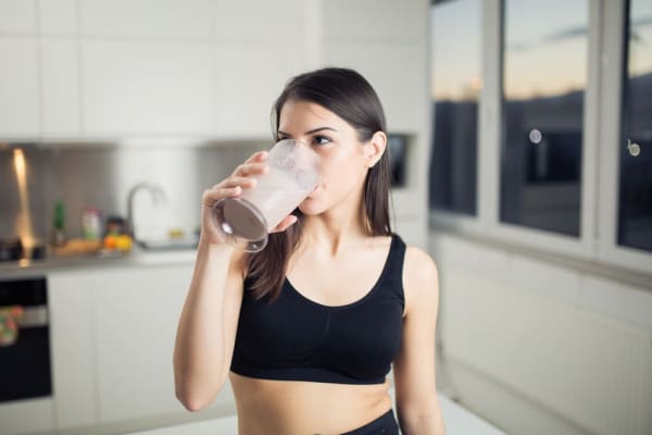 protein milk gym
