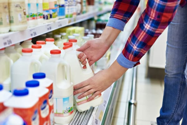 milkman supermarket plastic