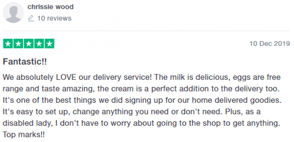 McQueens Dairies Reviews modern milkman