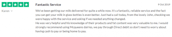 McQueens Dairies Reviews 