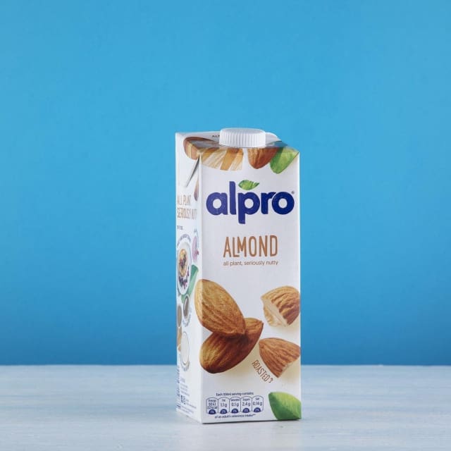 Alpro Roasted Almond Drink 1 Litre Milk Alternative McQueens Dairies