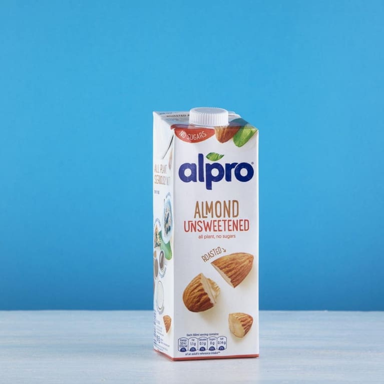 Alpro Unsweetened Almond Drink - 1 Litre | Milk Alternative | McQueens  Dairies