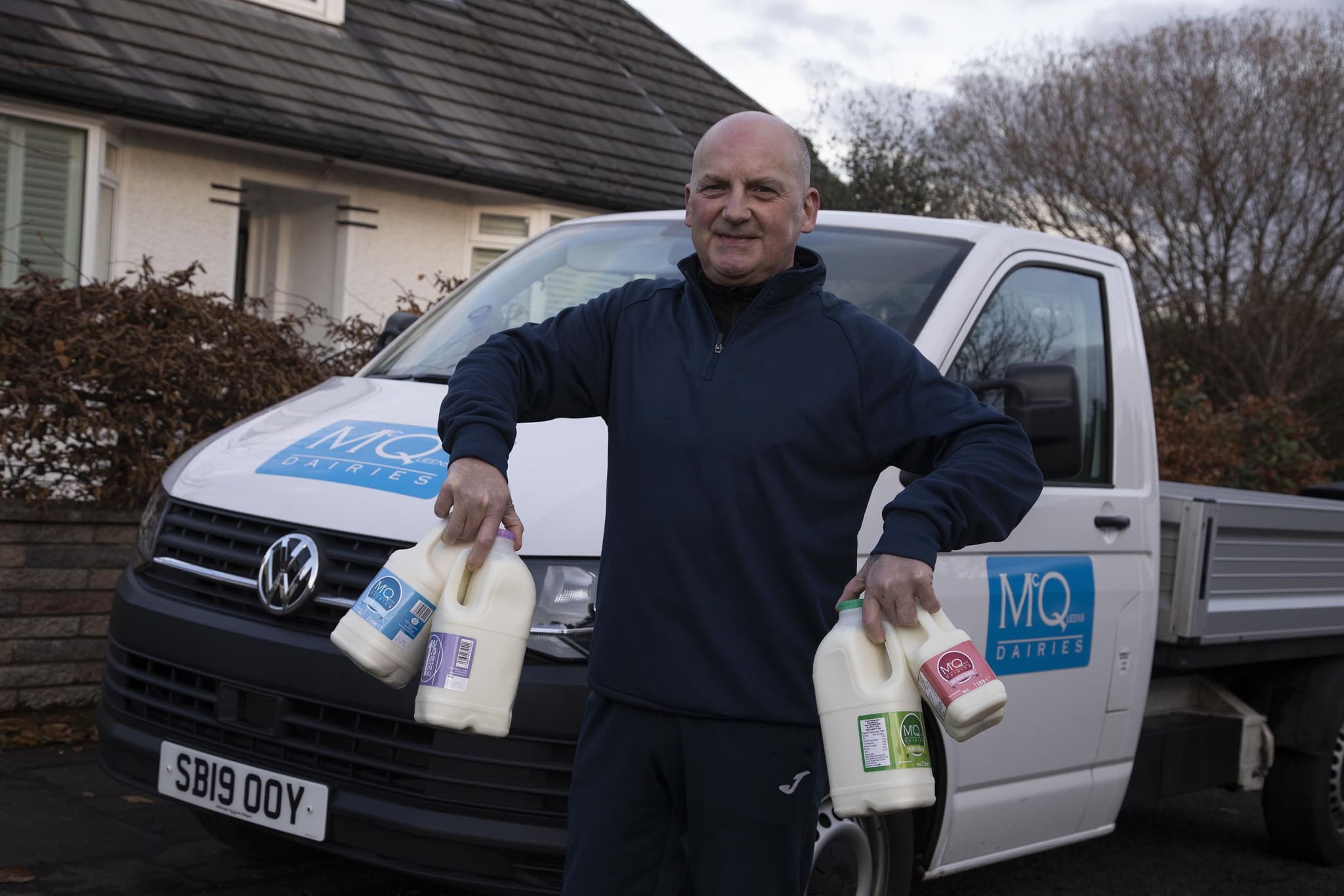 modern Milkman Edinburgh milk delivered