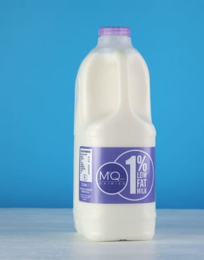 McQueens Dairies 1% low fat milk
