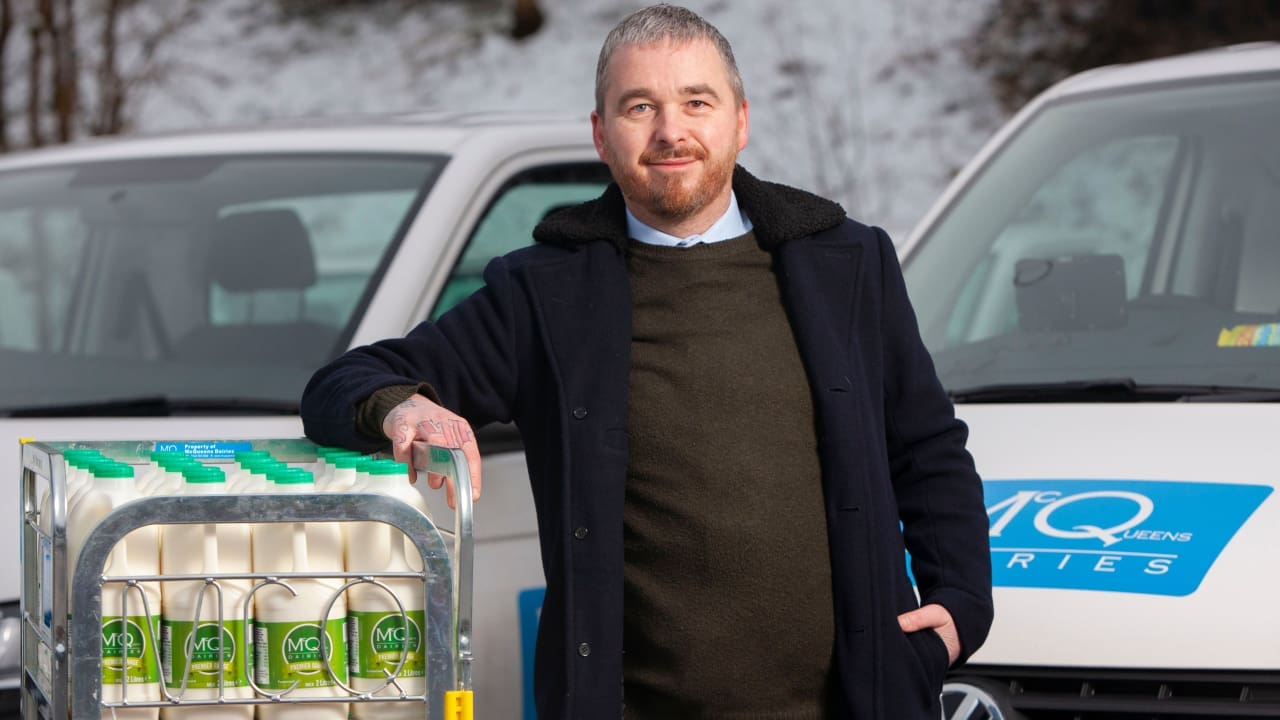 Milk Delivery Demand at McQueens Dairies new depot in Carlisle