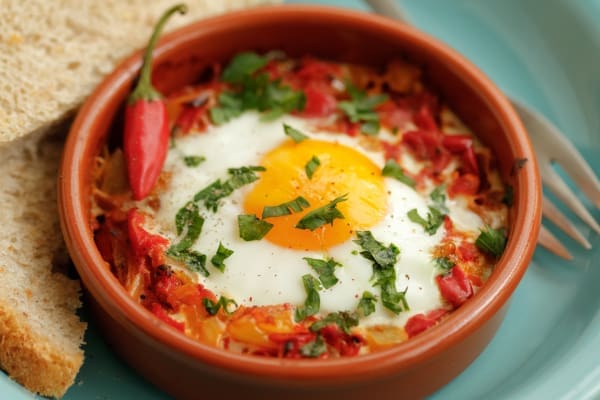 Baked eggs recipe