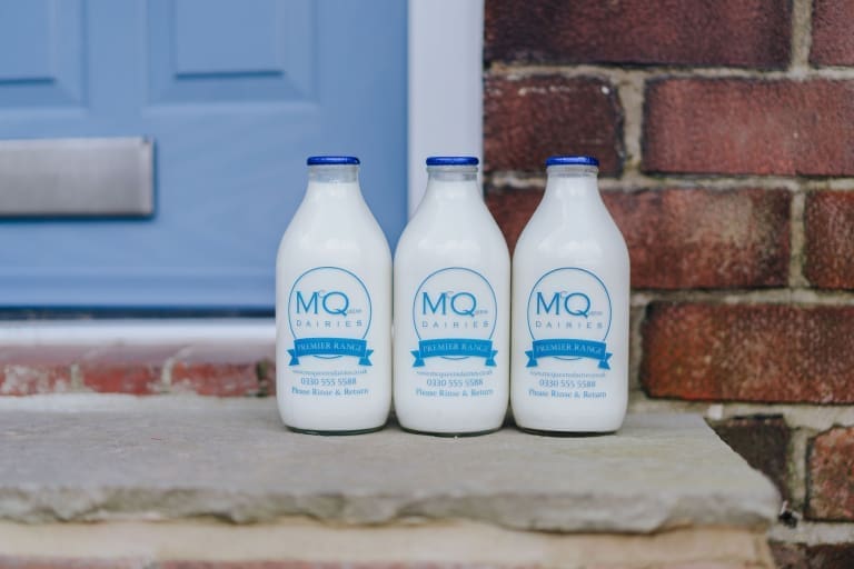 Local milkman delivery with McQueens Dairies McQueens Dairies