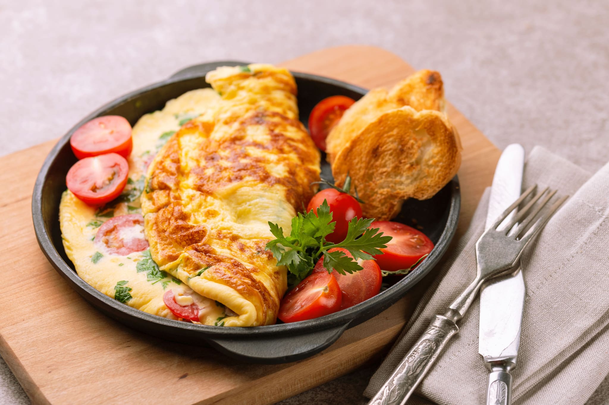 Quick and Easy Omelette Recipe - McQueens Dairies