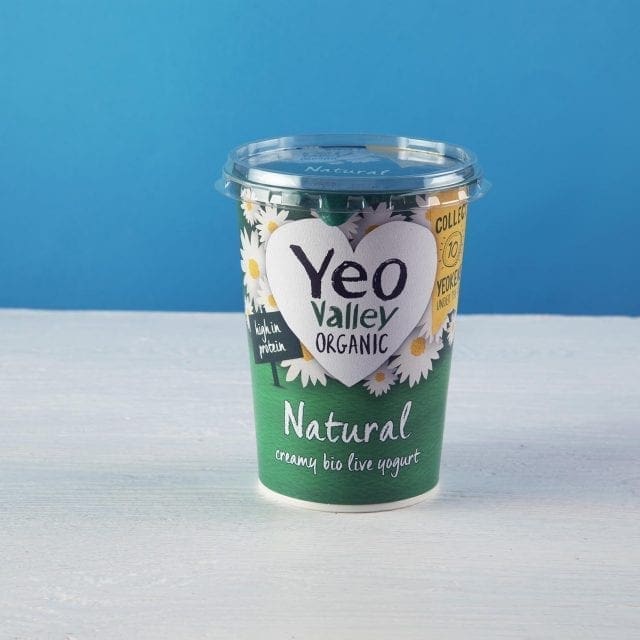 Yeo Valley Organic Natural Yogurt 500g McQueens Dairies
