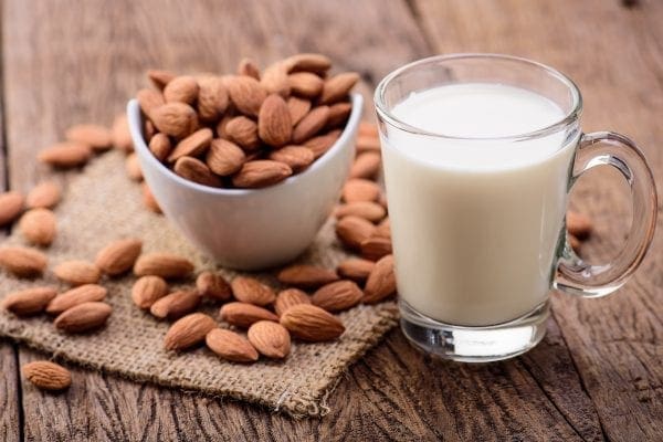 Homemade almond milk