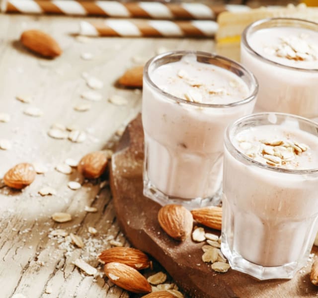 Homemade almond milk