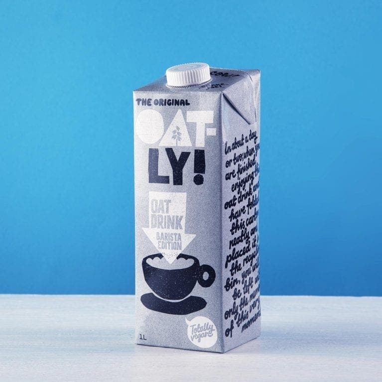 Oatly barista oat milk