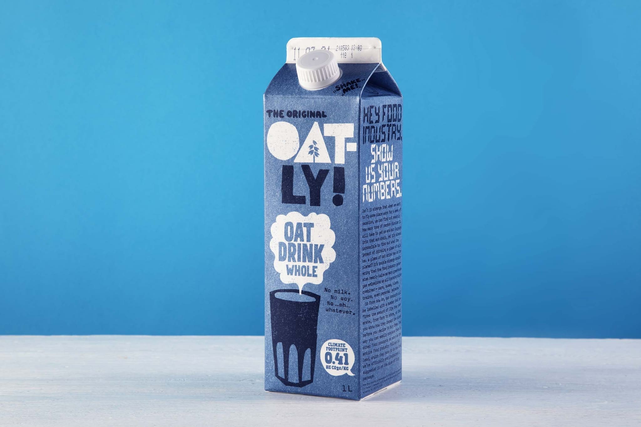 Oatly Oat Drink Whole 1 Litre Milk Alternative McQueens Dairies