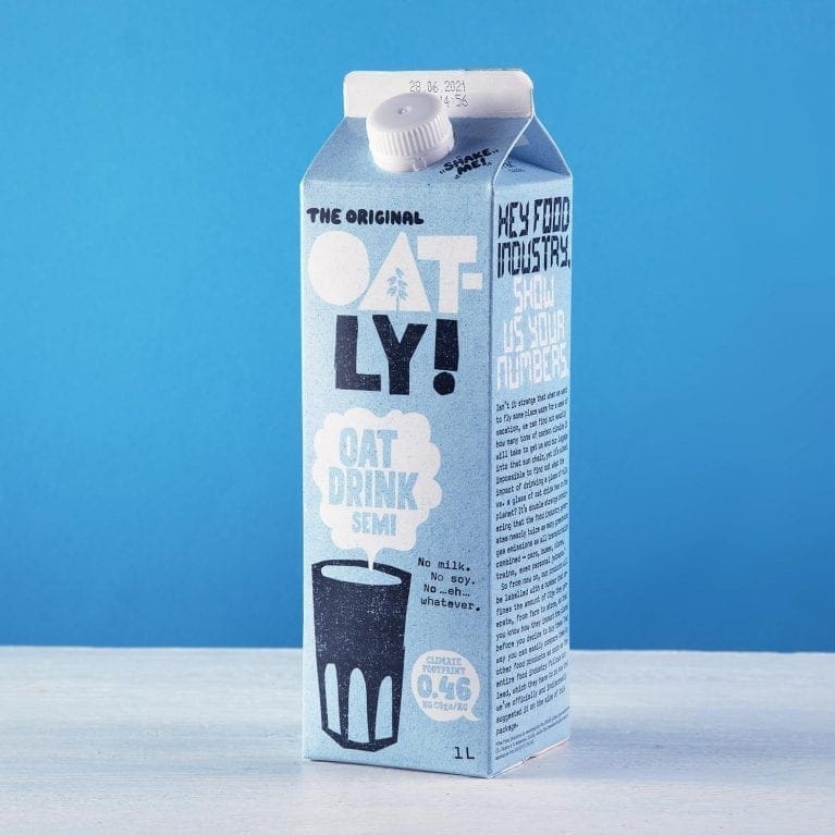 Oatly Oat Drink Semi Chilled 1 Litre Milk Alternative McQueens