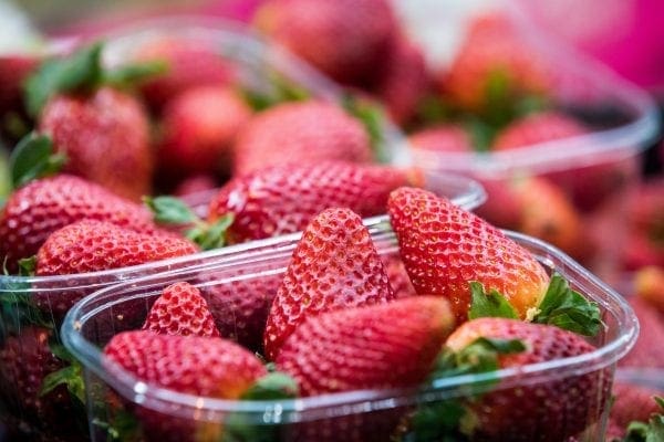 McQueens Dairies free strawberries