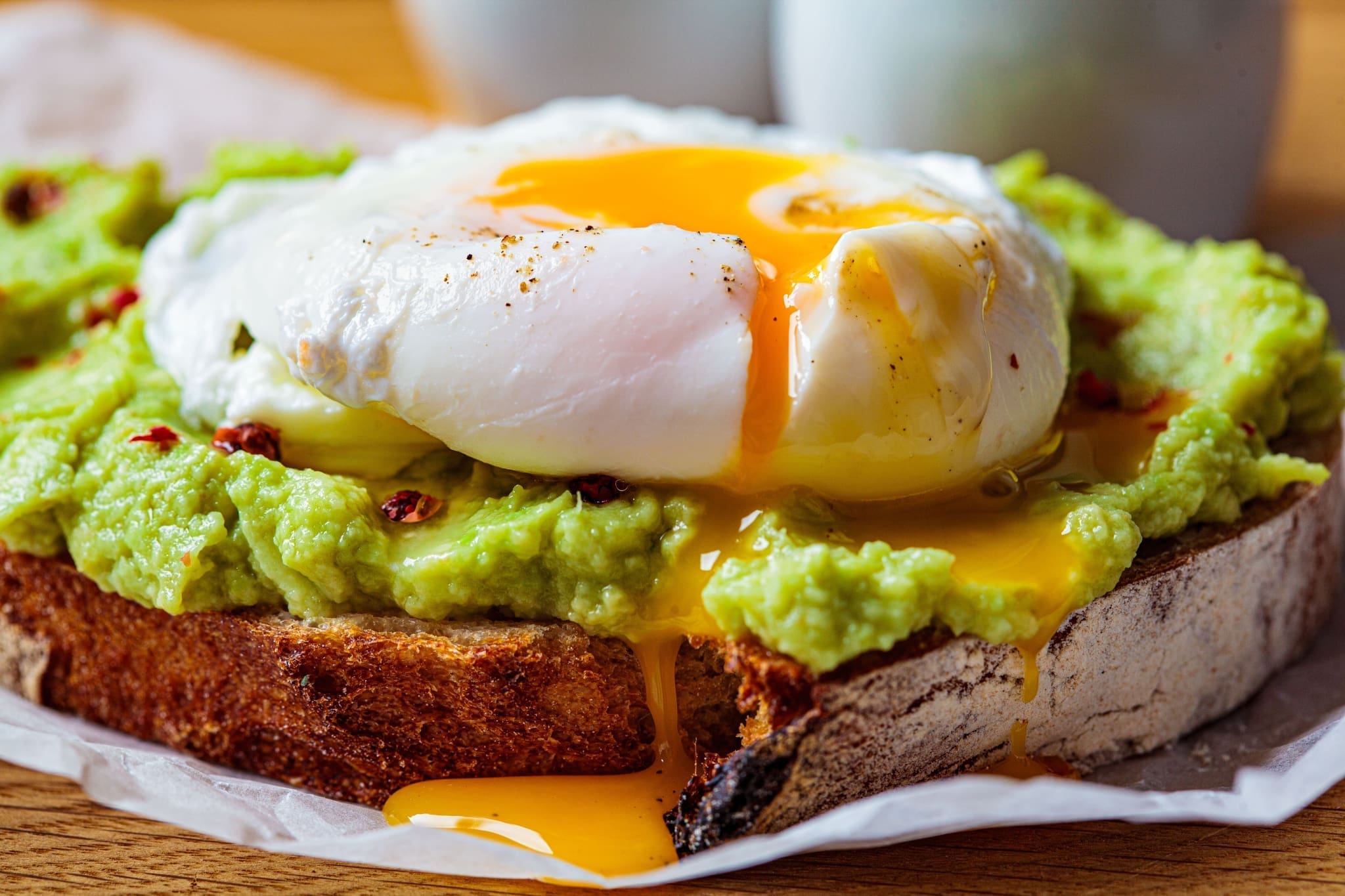 Poached Eggs And Avocado