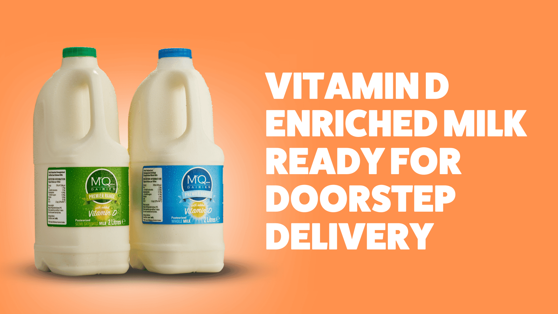 Vitamin D Enriched Milk ☀️🥛 McQueens Dairies