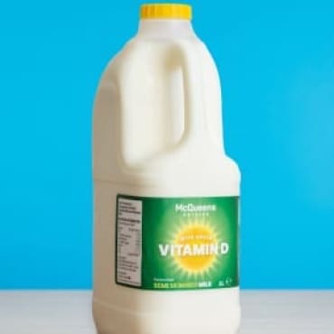 2 Litre Vitamin D Enriched Semi-Skimmed Milk Featured Image