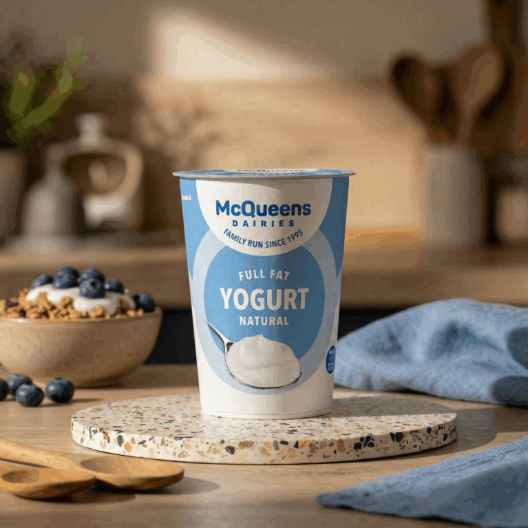 McQueens Dairies Natural Yogurt